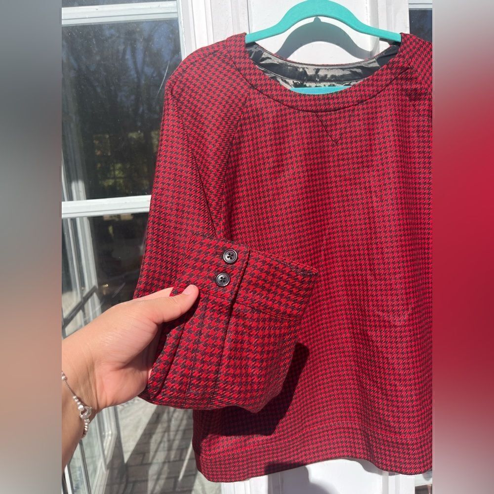 J Crew Collection Houndstooth Pullover - Picture 3 of 7